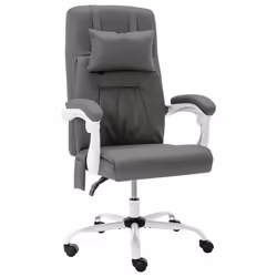 VidaXL 20313, 110 kg, 1 pièce(s), Coton, Simili-cuir, Métal, Polyester, Gris