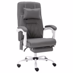 VidaXL 20315, 110 kg, 1 pièce(s), Coton, Simili-cuir, Métal, Polyester, Gris