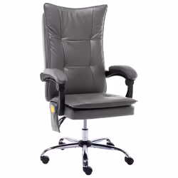 VidaXL 20358, 110 kg, 1 pièce(s), Coton, Simili-cuir, Métal, Polyester, Anthracite