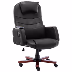 VidaXL 20379, 110 kg, 1 pièce(s), Coton, Simili-cuir, Métal, Polyester, Noir