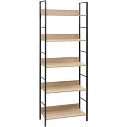 vidaXL Bibliothèque à 5 niveaux chêne 60x27,6x158,5 cm bois ingénierie