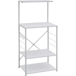 Vidaxl - Armoire à micro-ondes Blanc 60x39,6x123 cm Bois d'ingénierie
