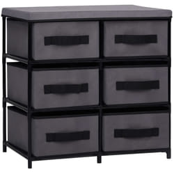 Vidaxl - Armoire de rangement à 6 tiroirs 55x29x55 cm Gris Acier