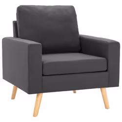 VidaXL 288694, Tissu, Gris, 770 mm, 710 mm, 800 mm, 54 cm