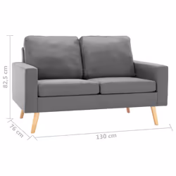 VidaXL 288703 canapé Gris - Vue supplémentaire 7