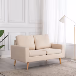 VidaXL 288706 canapé Crème