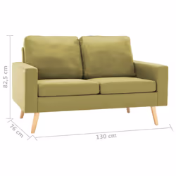 VidaXL 288708 canapé Vert - Vue supplémentaire 7