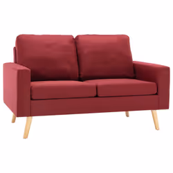 VidaXL 288710, Rouge, Bois de pin, Polyester, Hévéa, 1300 mm, 760 mm, 825 mm, 108 cm