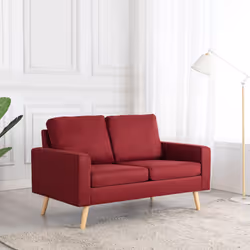 VidaXL 288710 canapé Rouge