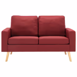 VidaXL 288710 canapé Rouge
