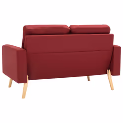 VidaXL 288710 canapé Rouge - Vue supplémentaire 5
