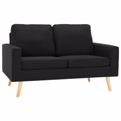 VidaXL 288712, Noir, Bois de pin, Polyester, Hévéa, 1300 mm, 760 mm, 825 mm, 108 cm