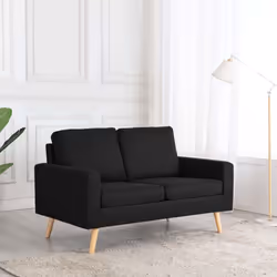 VidaXL 288712 canapé Noir
