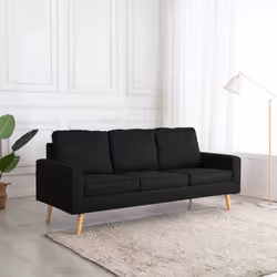 VidaXL 288722 canapé Noir