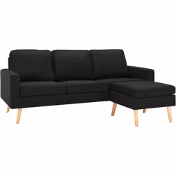 Ce canapé à 3 places avec repose-pied est conçu pour une expérience d'assise incroyable et répond parfaitement à vos besoins. ...
