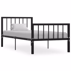 VidaXL 284568, Noir, 960 mm, 2,08 m, 840 mm, 900 x 2000 mm, 28,5 cm
