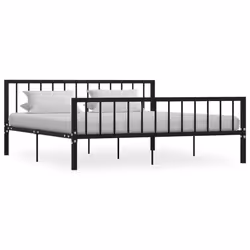 VidaXL 284573, Noir, 1860 mm, 2,08 m, 840 mm, 1800 x 2000 mm, 28,5 cm