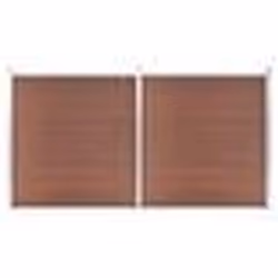 vidaXL Clôture de jardin WPC 353x186 cm Marron - TU