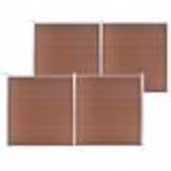 vidaXL Clôture de jardin WPC 699x186 cm Marron - TU