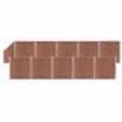 vidaXL Ensemble de clôture WPC 10 Carré + 1 Incliné 1830x186 cm Marron - TU