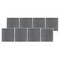 vidaXL Clôture de jardin WPC 1391x186 cm Gris - TU