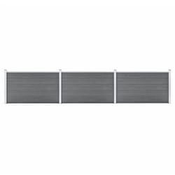 Vidaxl - Panneau de clôture dans wpc 526x106 cm résistant à haute qualité Diverses couleurs couleur : Gris