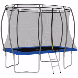 DESCRIPTION GÉNÉRALE Amusez-vous bien et rebondissez sur notre trampoline rectangulaire ! Notre ensemble de trampoline compre ...