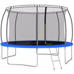 Amusez-vous bien et rebondissez sur notre trampoline rond ! Notre ensemble de trampoline comprend dans l'emballage un filet d ...