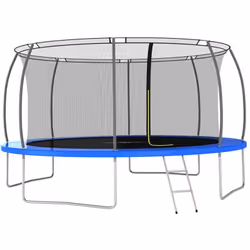 Amusez-vous bien et rebondissez sur notre trampoline rond ! Notre ensemble de trampoline comprend dans l'emballage un filet d ...