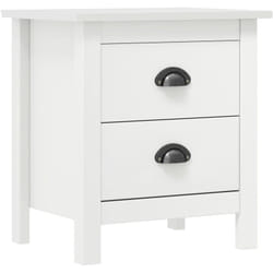 Vidaxl - Table de chevet Hill Blanc 46x35x49,5 cm Bois de pin solide
