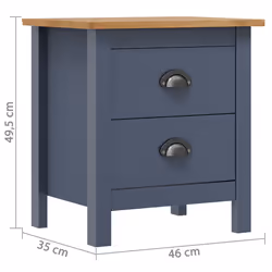 VidaXL 288905 Table de nuit et table de chevet - Vue supplémentaire 4