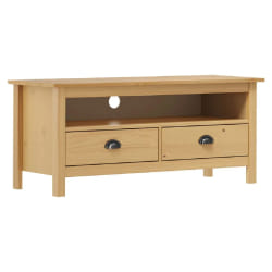 VIDAXL Meuble TV Hill Range - Marron miel