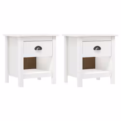 VidaXL 288968, Blanc, Bois de pin, Hill, 460 mm, 350 mm, 495 mm