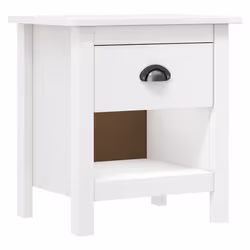 VidaXL 288968 Table de nuit et table de chevet Blanc