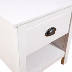 VidaXL 288968 Table de nuit et table de chevet Blanc - Vue supplémentaire 6