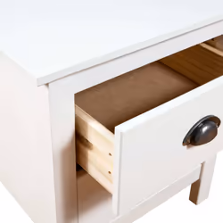 VidaXL 288968 Table de nuit et table de chevet Blanc - Vue supplémentaire 7
