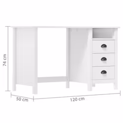 VidaXL 288996 bureau - Vue supplémentaire 7