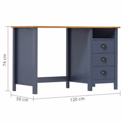 VidaXL 288997 bureau - Vue supplémentaire 6