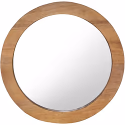 Notre miroir en teck est plus qu'un objet pratique quotidien; c'est aussi une décoration attrayante pour votre maison. Le cad ...