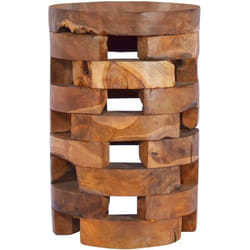 Vidaxl - Table de chevet 30x30x45 cm Bois de teck massif