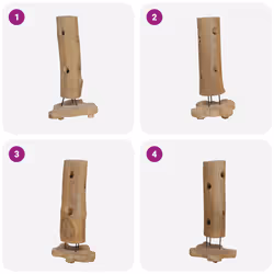 VidaXL 288812 porte-bouteilles Bois