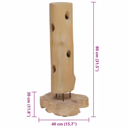 VidaXL 288812 porte-bouteilles Bois - Vue supplémentaire 7