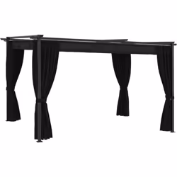 Cette tonnelle présente un design classique et élégant qui conviendra parfaitement comme abri contre le parasol pour les évén ...