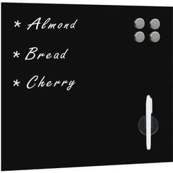 Tableau Noir Magnétique Mural Verre 40x40 Cm Vidaxl
