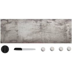 Tableau noir magnétique mural Verre 60x20 cm vidaXL