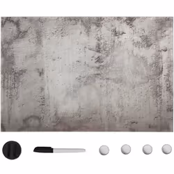 Tableau noir magnétique mural Verre 60x40 cm vidaXL