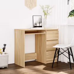 Description générale Ancrez votre espace de bureau ou votre espace de vie dans un style discret avec ce bureau soigné mais él ...
