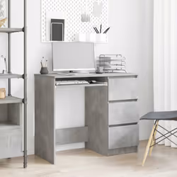 Ancrez votre espace de bureau ou votre espace de vie dans un style discret avec ce bureau soigné mais élégant ! Fabriqué en b ...