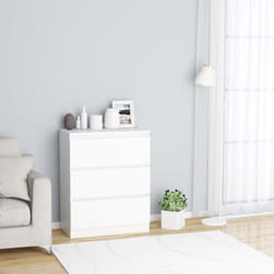 Vidaxl - Buffet Blanc 60x35x76 cm Bois d'ingénierie