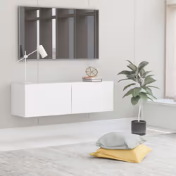 Description générale Ce meuble de télévision robuste est conçu pour être un point de mire de votre pièce avec un design tenda ...